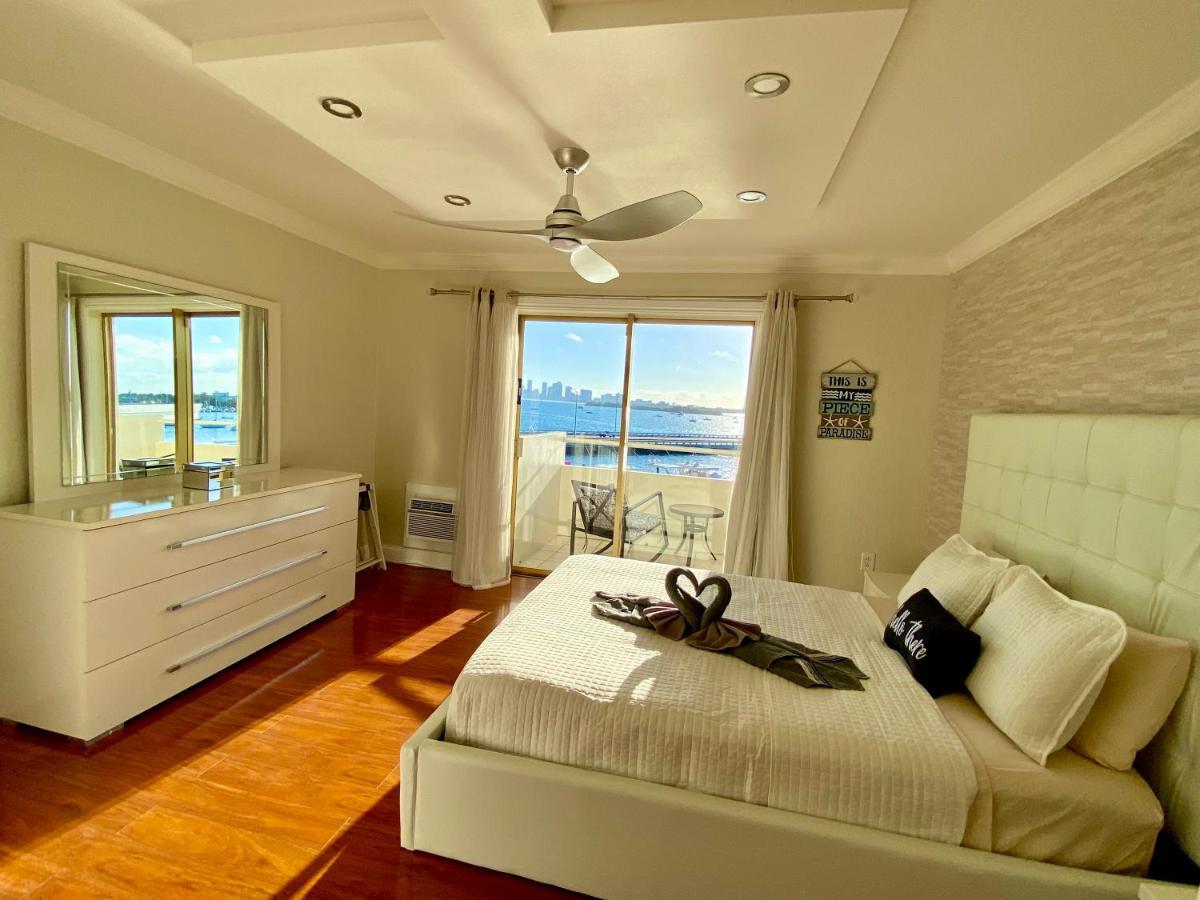 Deluxe Waterfront One Bedroom Apartment With Miami Skyline View, Free Parking 5 Mins Drive To Майами-Бич Экстерьер фото
